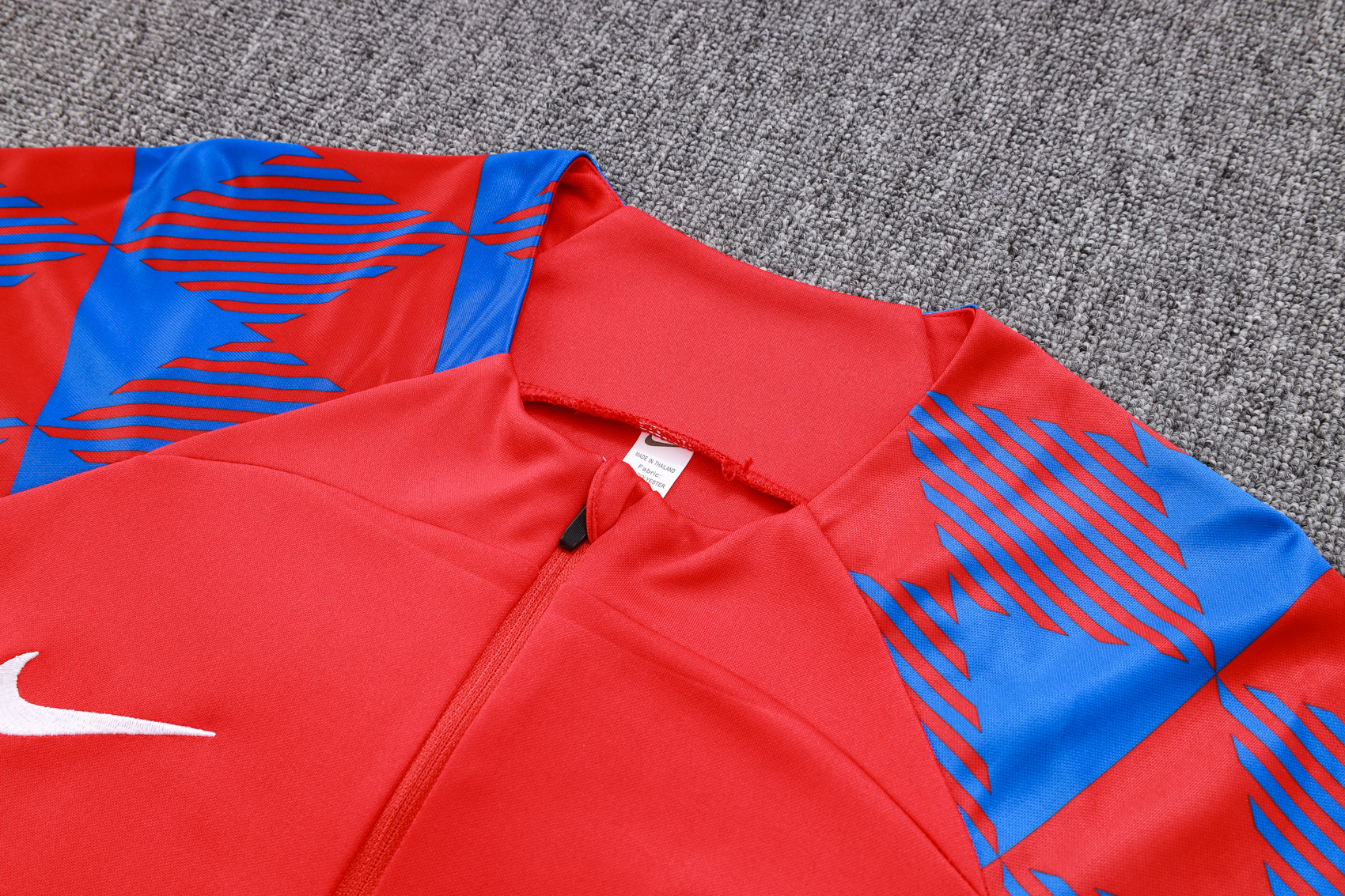 B.A.R.S.A 23-24 Kids Long Sleeve Training Set Red - UnitedFutballJersey
