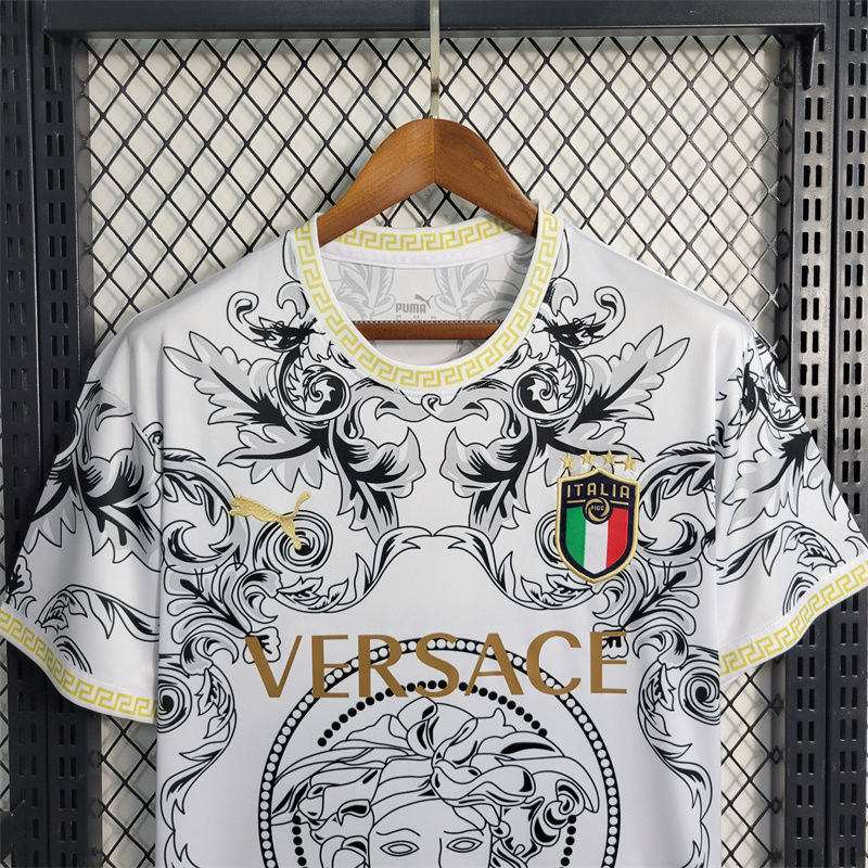 Italy X Versace Special Edition Jersey 23/24 Football Kit - UnitedFutballJersey