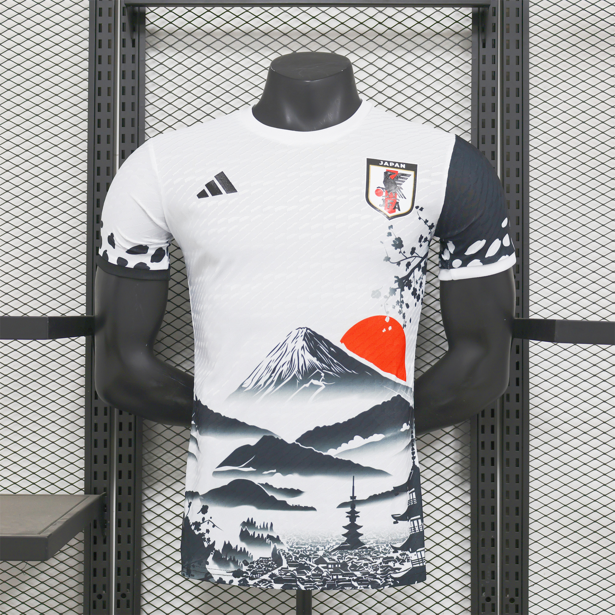 Japan 2024 Fuji Mountain Scenery Special Edition White Jersey - Player Version - UnitedFutballJersey