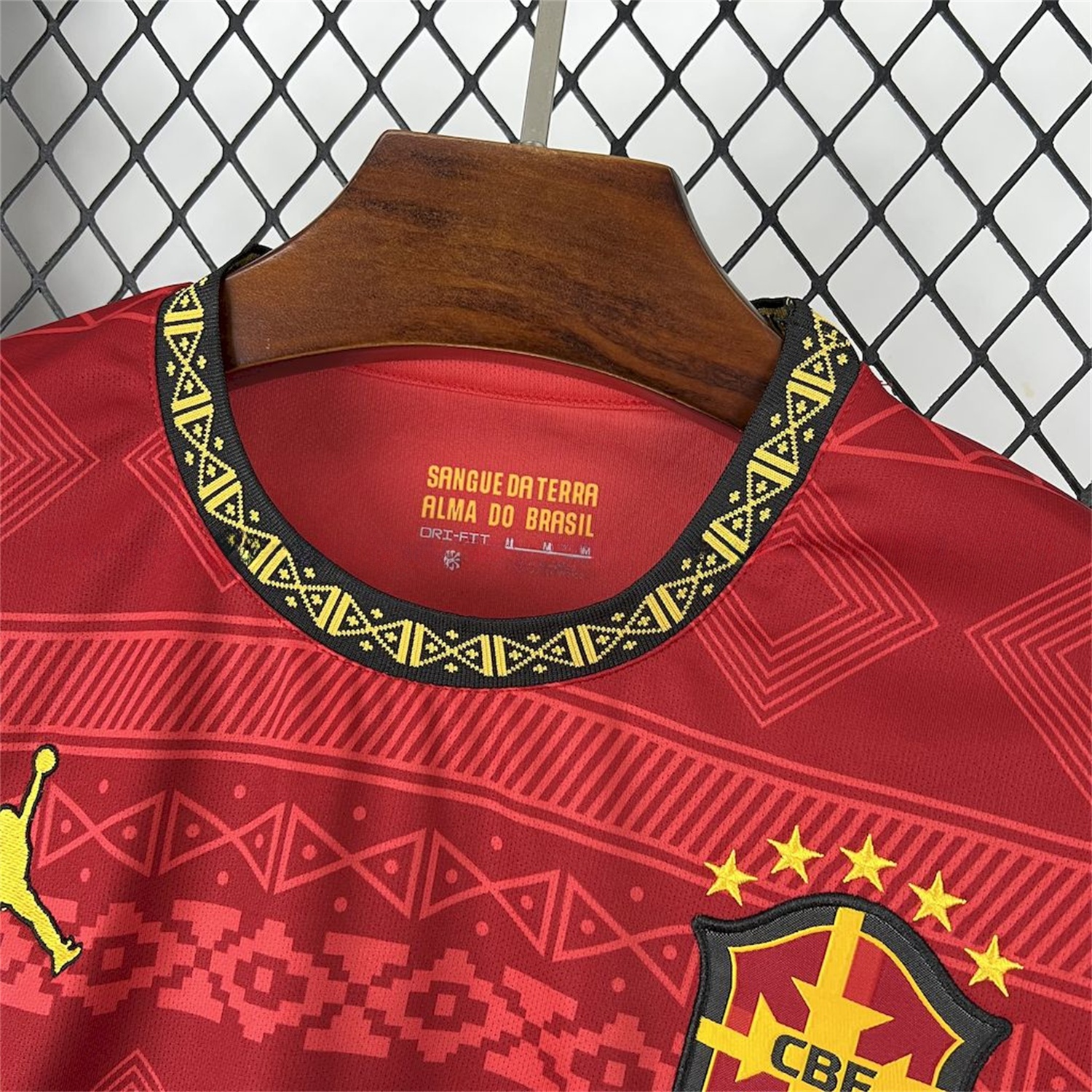 Brazil 25-26 Jordan Red Special Edition Jersey - Fans Version - UnitedFutballJersey