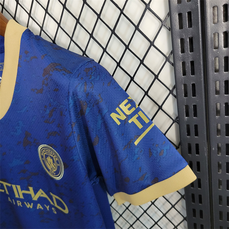 Manchester City 23-24 Blue Kids Kit - UnitedFutballJersey