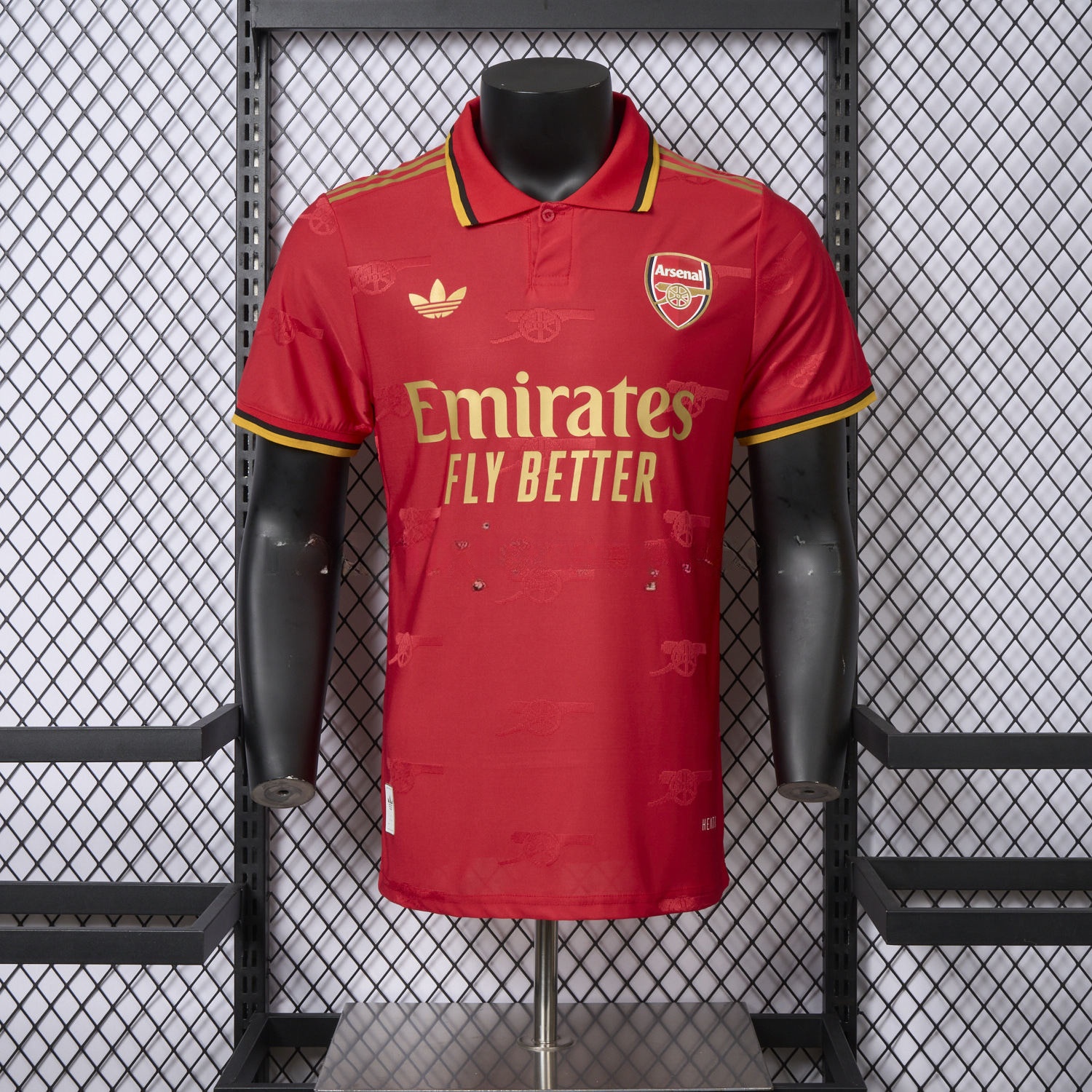 Arsenal 25-26 Red POLO Special Edition Jersey - Player Version - UnitedFutballJersey