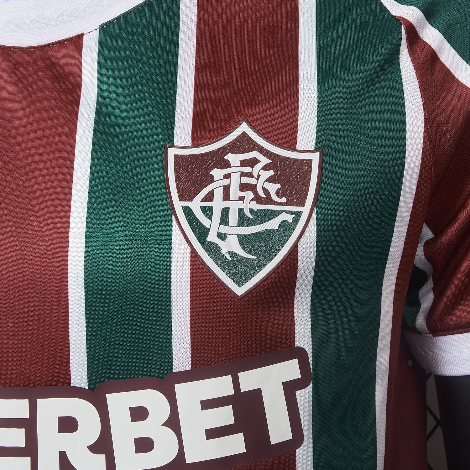 Fluminense 25-26 Home Jersey With Chest Sponsor - Player Version - UnitedFutballJersey