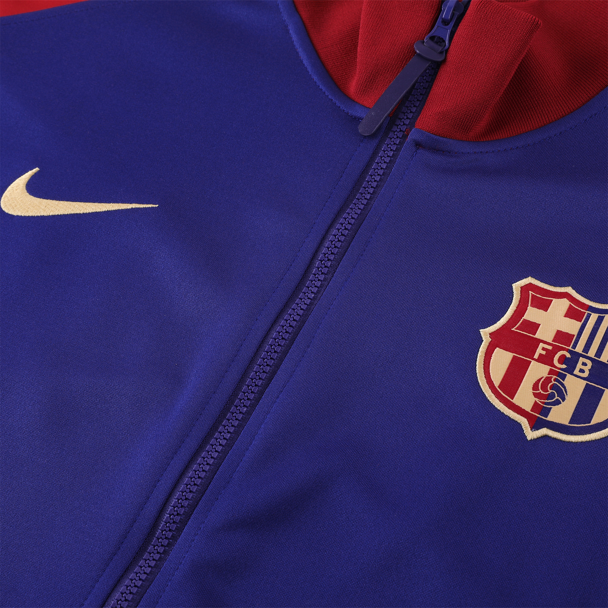 B.A.R.S.A 24-25 Jacket Training Tracksuit - Blue & Red - UnitedFutballJersey