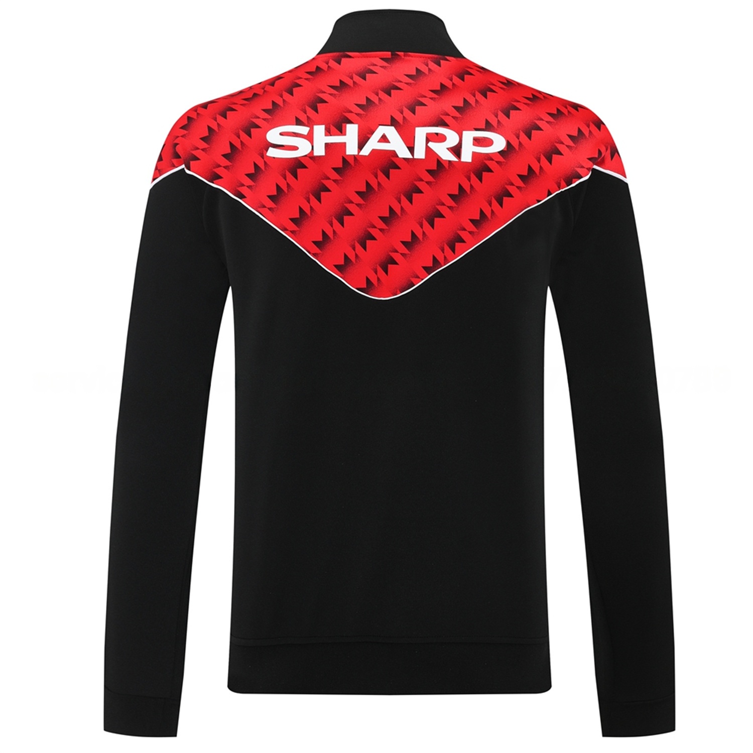 Manchester United 25-26 Bring Back 1991 Jacket Training Tracksuit - Black and Red - UnitedFutballJersey