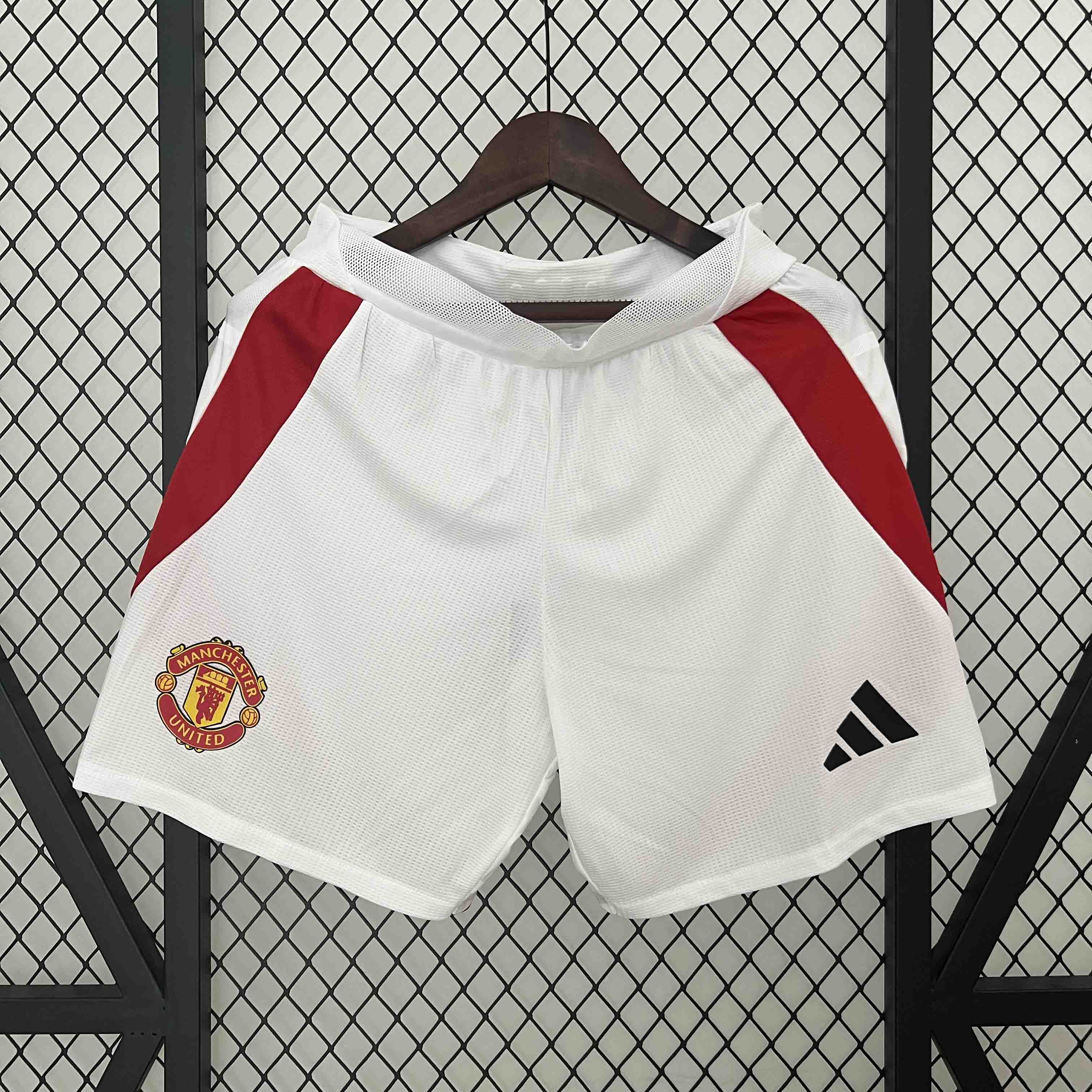 Manchester United 2024-25 Home Shorts - Player Version - UnitedFutballJersey