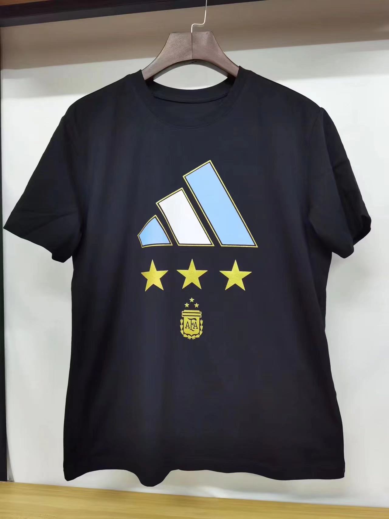 Three Star Argentina Champion Shirt 2022 World Cup - UnitedFutballJersey