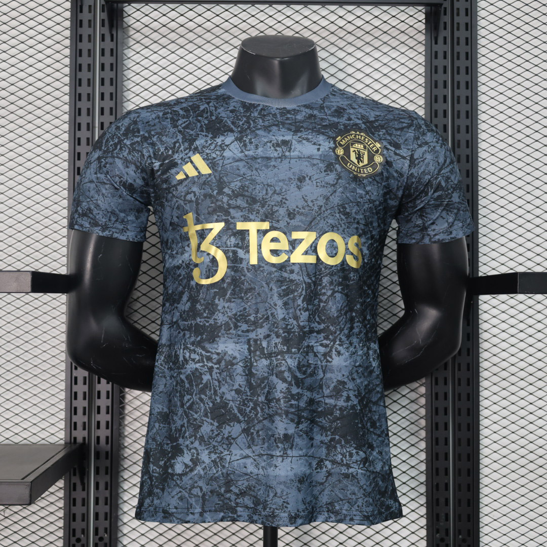 Manchester United x Stone Roses 23-24 Pre-match Jersey - Player Version - UnitedFutballJersey
