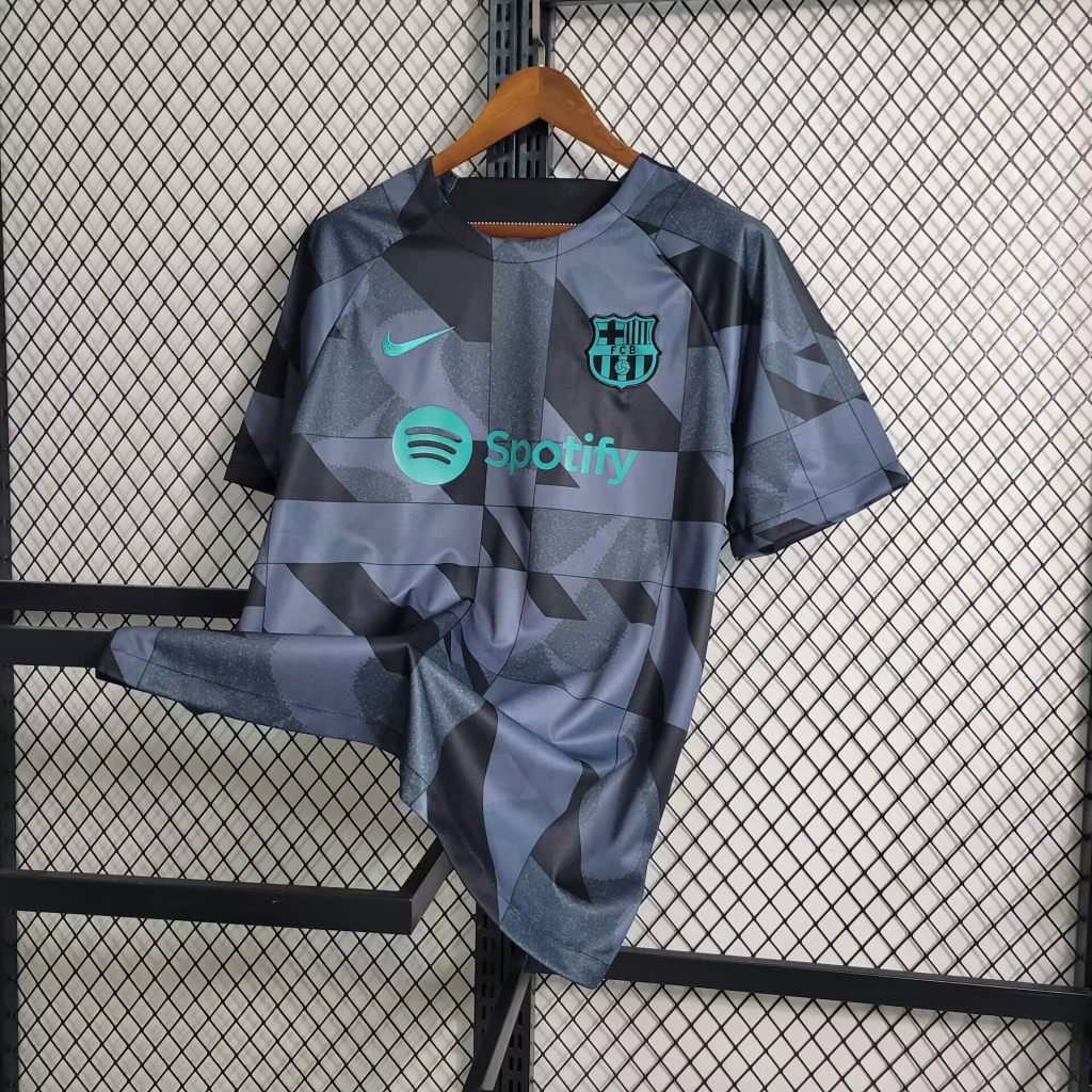 B.A.R.S.A 23-24 Black Training Jersey - Fans Version - UnitedFutballJersey