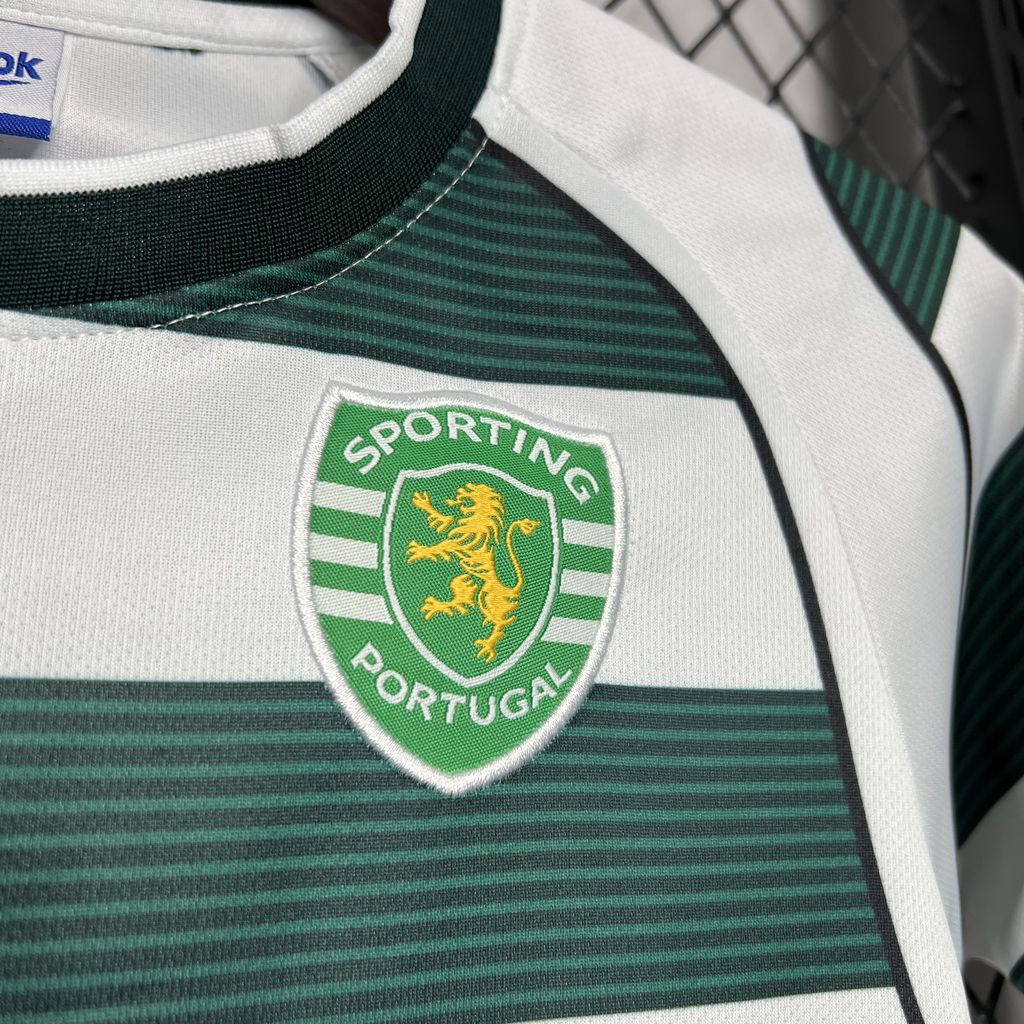 Retro Sporting CP 2001-03 Home Stadium Kids Kit - UnitedFutballJersey