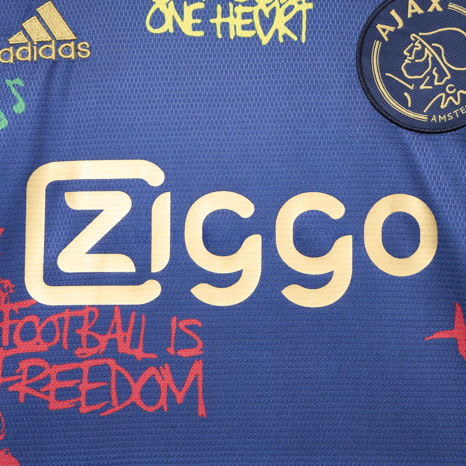 Ajax x B-O-B Marly 2025-26 40th Blue Special Edition Jersey - Fans Version - UnitedFutballJersey