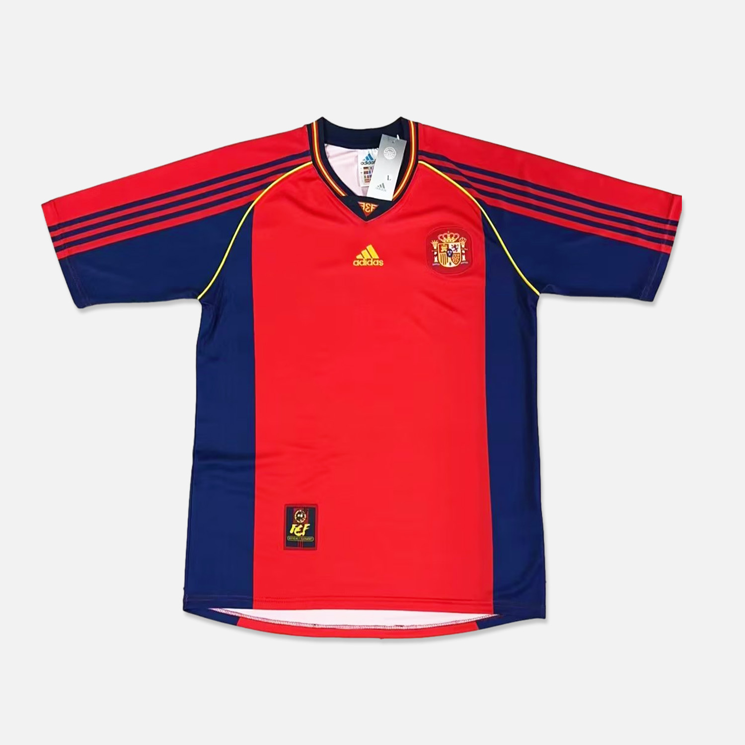 Retro Spain 1998-99 Home Stadium Jersey - UnitedFutballJersey