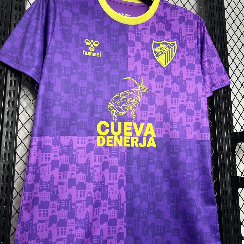 Malaga 24-25 Purple Pre-Match Jersey - Fans Version - UnitedFutballJersey