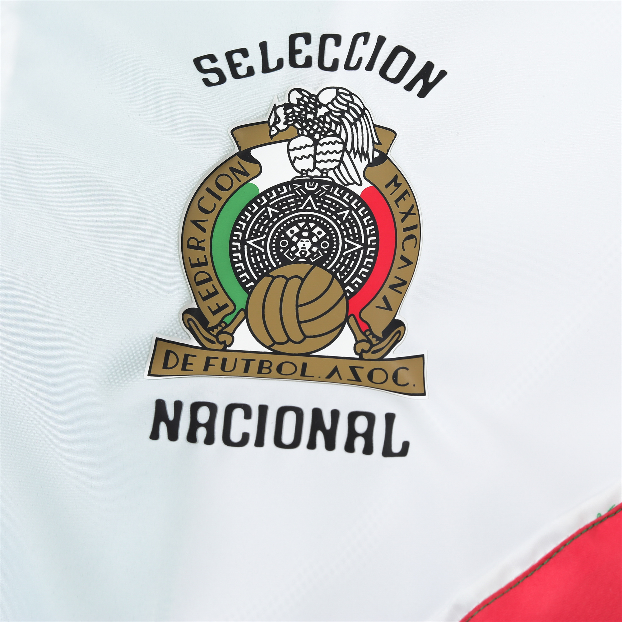 Mexico 2024 National Team Anthem Green Hooded Windbreaker - Player Version - UnitedFutballJersey