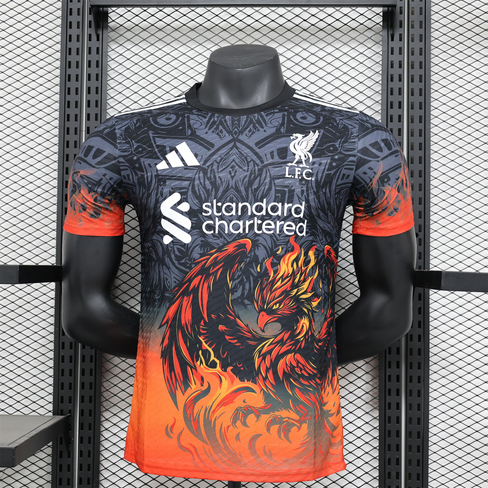 Liver.pool 24-25 Red Fire Phoenix Special Edition Jersey - Player Version - UnitedFutballJersey