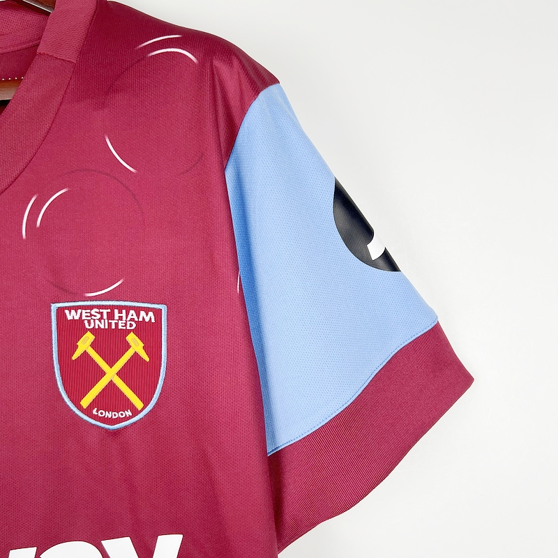 West Ham United 23-24 Home Stadium Jersey - Fans Version - UnitedFutballJersey