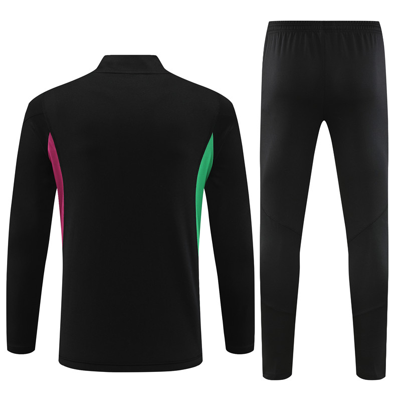Bayern Munich 23-24 Kids Long Sleeve Training Set Black - UnitedFutballJersey