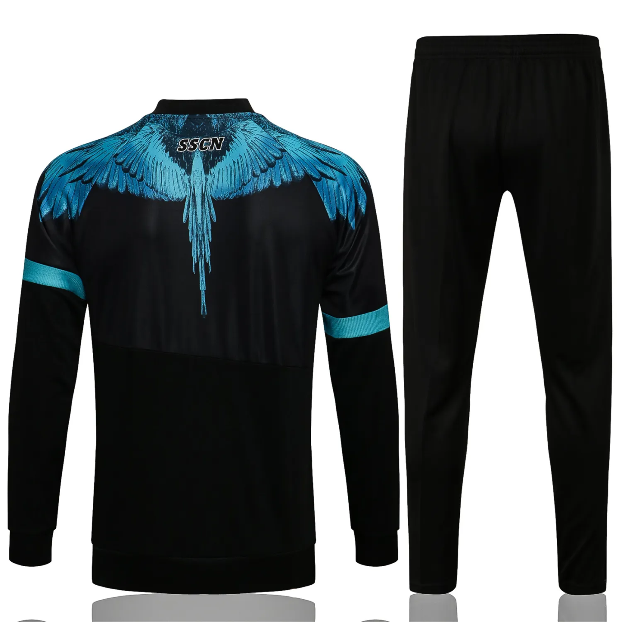 Napoli 21-22 Jacket Training Tracksuit - Black - UnitedFutballJersey