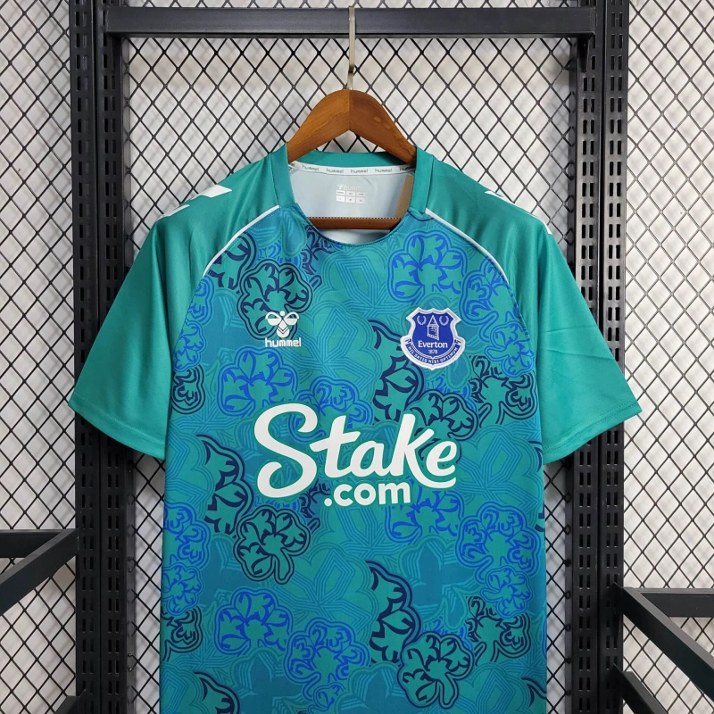 Everton 24-25 Shamrock Pre-match Jersey - Fans Version - UnitedFutballJersey
