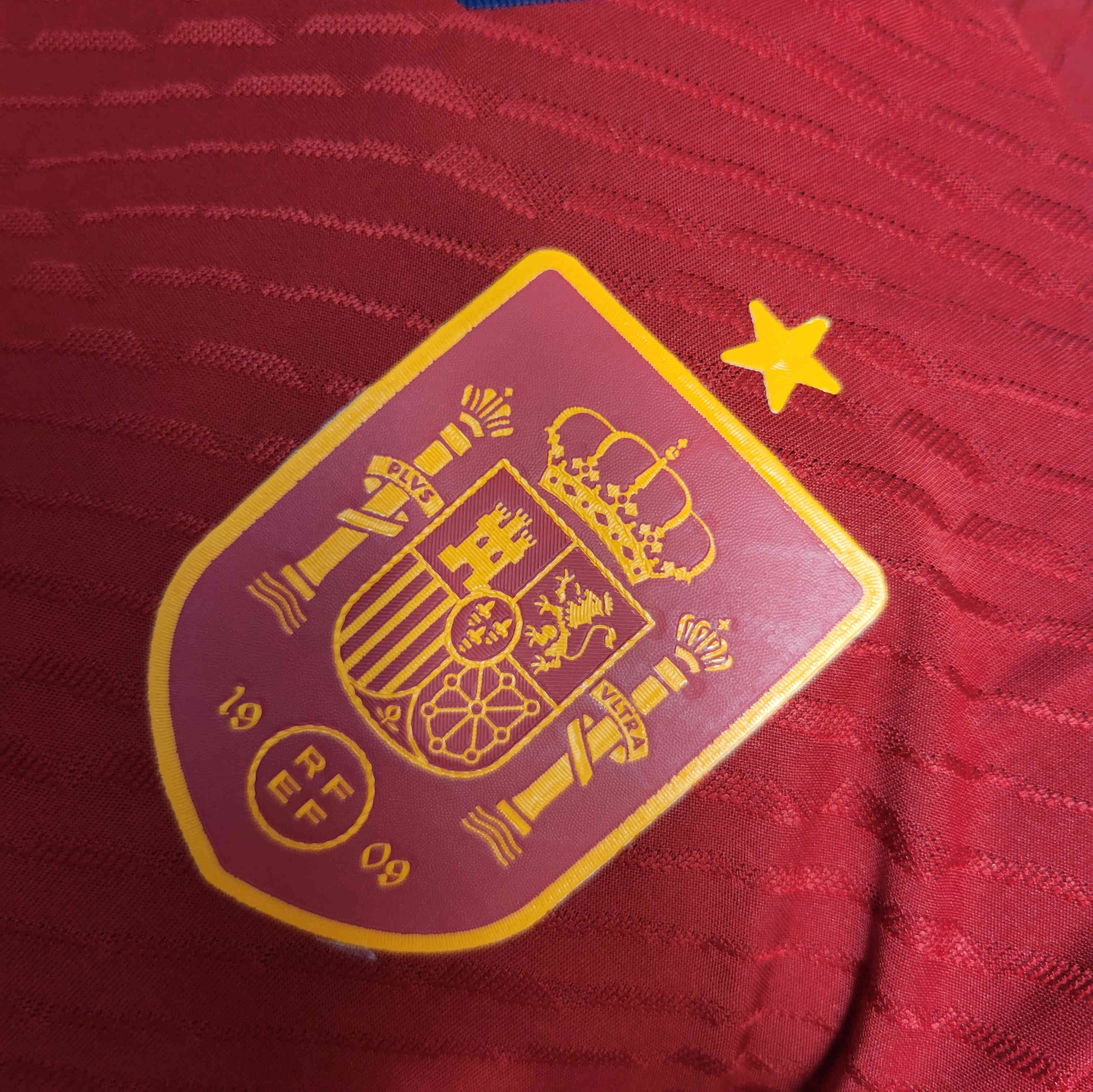 Spain 22-23 Home Jersey - Player Version - UnitedFutballJersey
