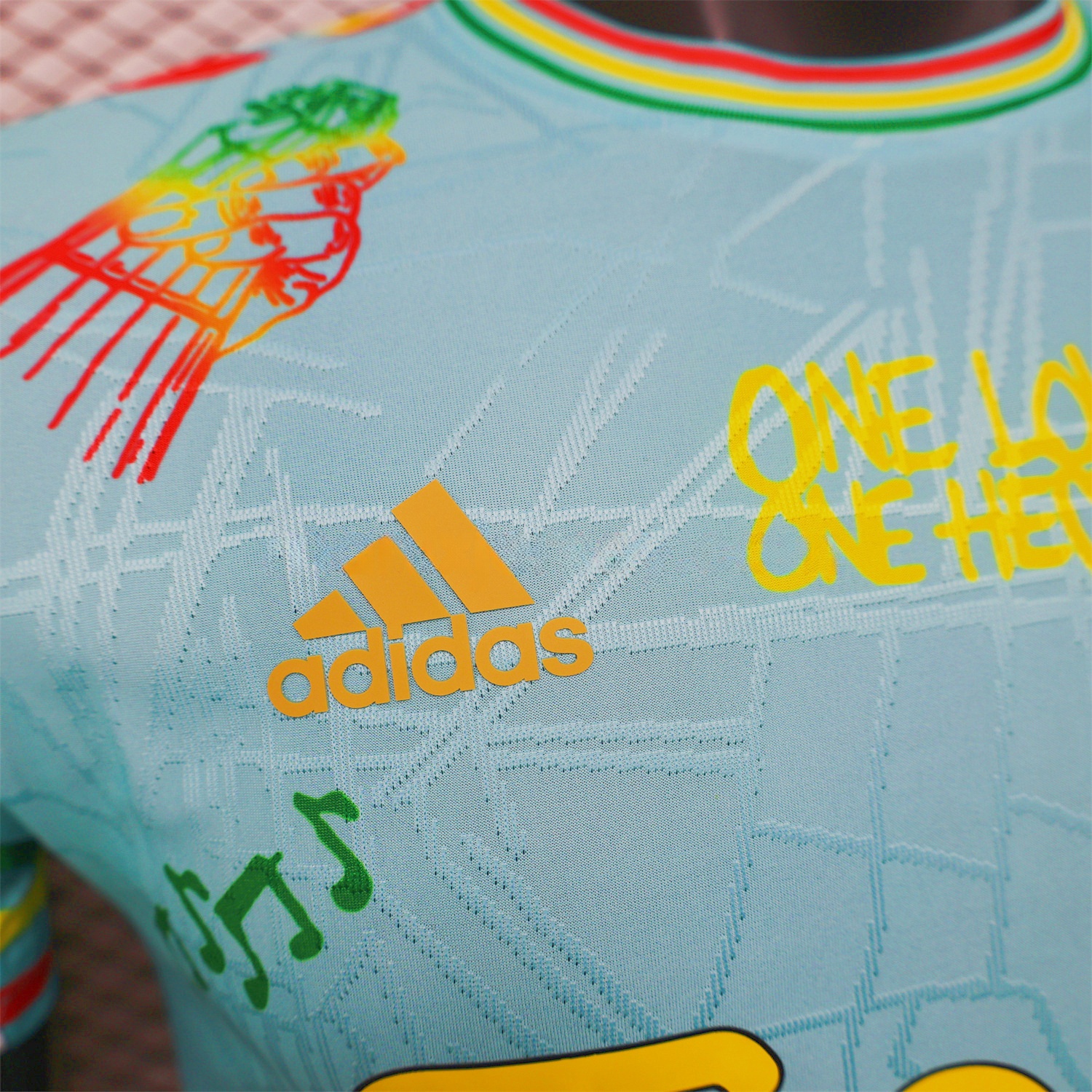 Ajax x B-O-B Marly 25-26 Light Blue Special Edition Jersey - Player Version - UnitedFutballJersey