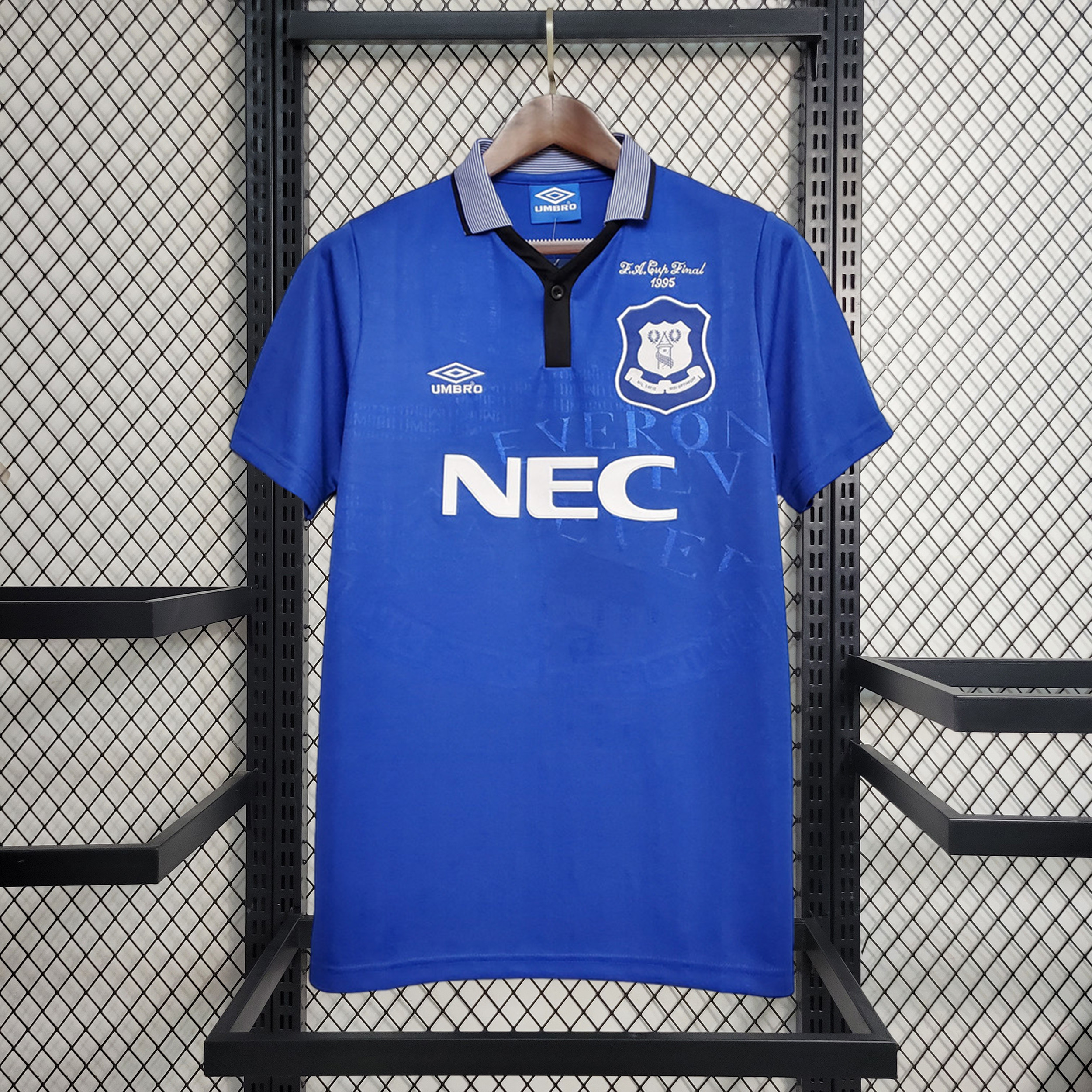 Retro Everton 1995 FA Cup Final Jersey - UnitedFutballJersey