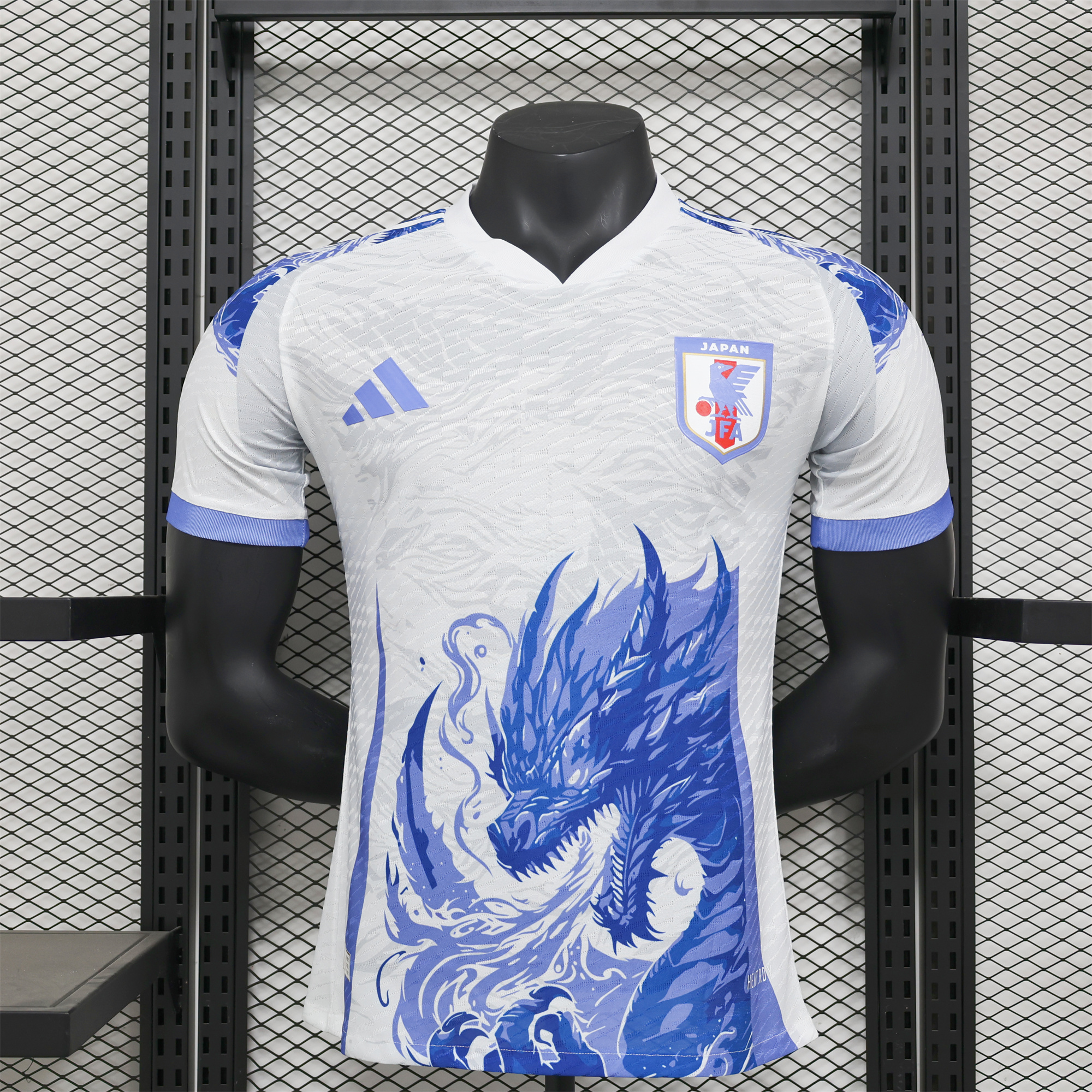Japan 2024 Blue Dragon Special Edition White Jersey - Player Version - UnitedFutballJersey