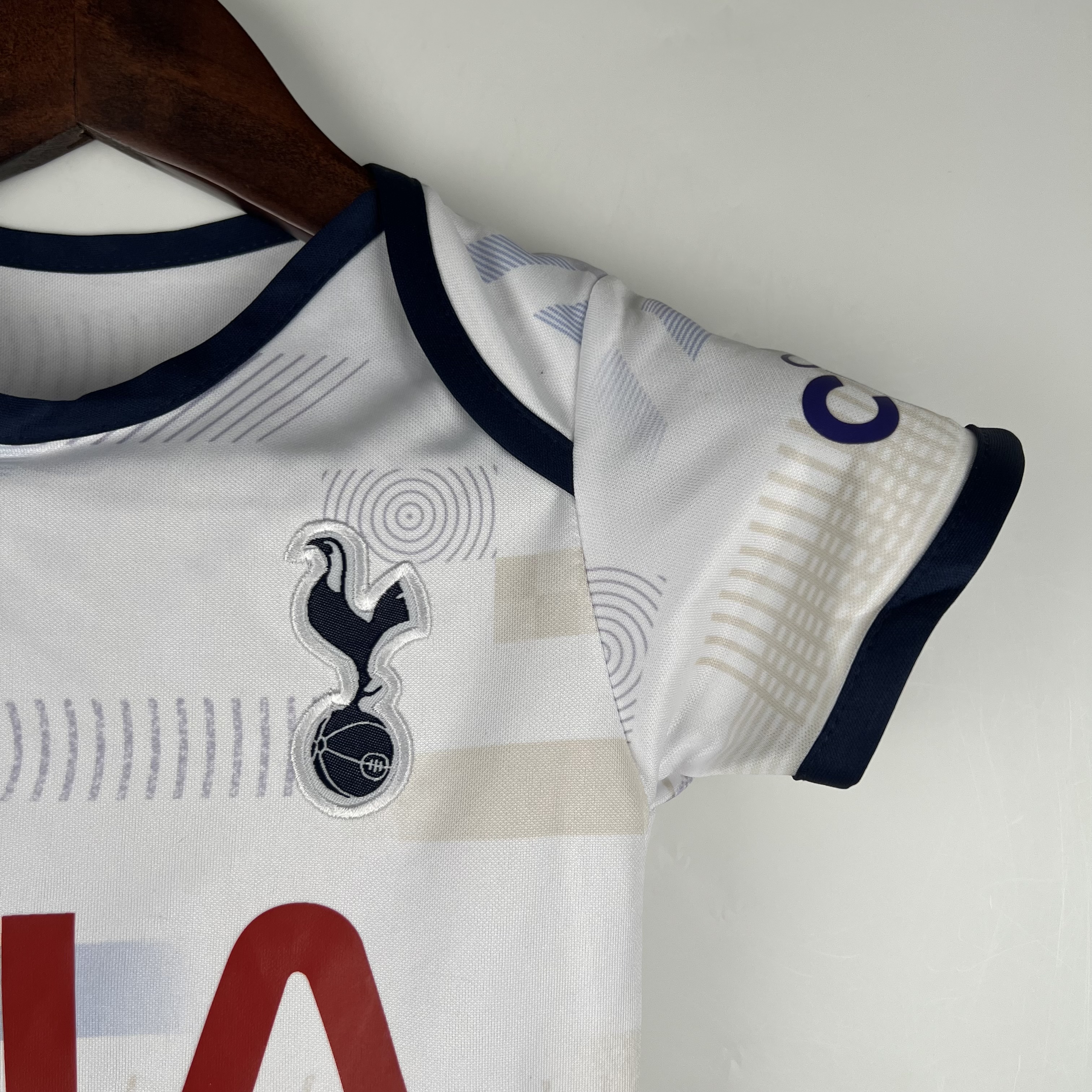 Tottenham Hotspur 23-24 Home Stadium Baby Crawling Suit - UnitedFutballJersey