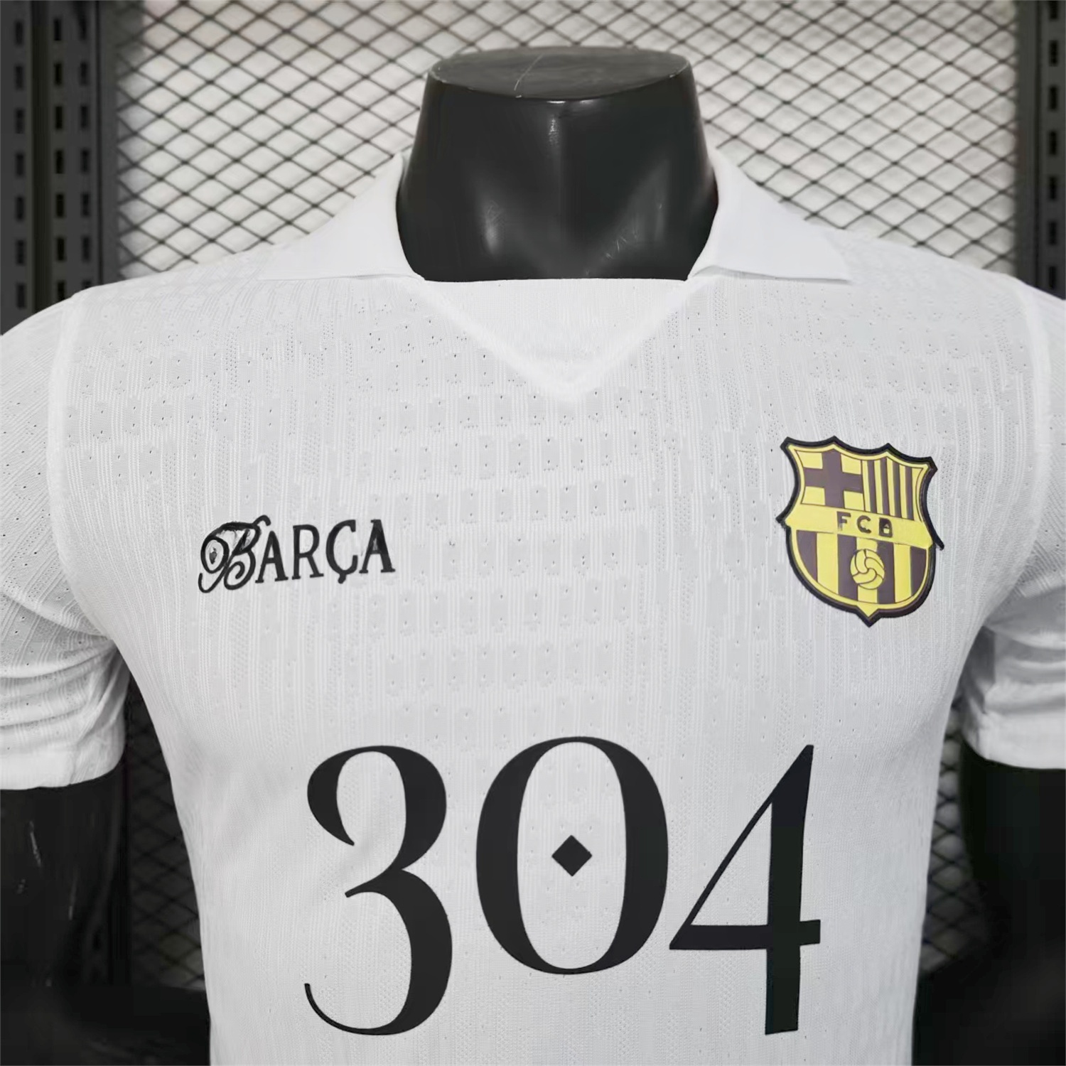Barcelona 25-26 304 White Special Jersey - Player Version - UnitedFutballJersey