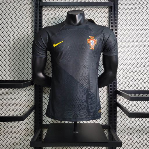 Portugal 23-24 Black Special Edition Jersey - Player Version - UnitedFutballJersey