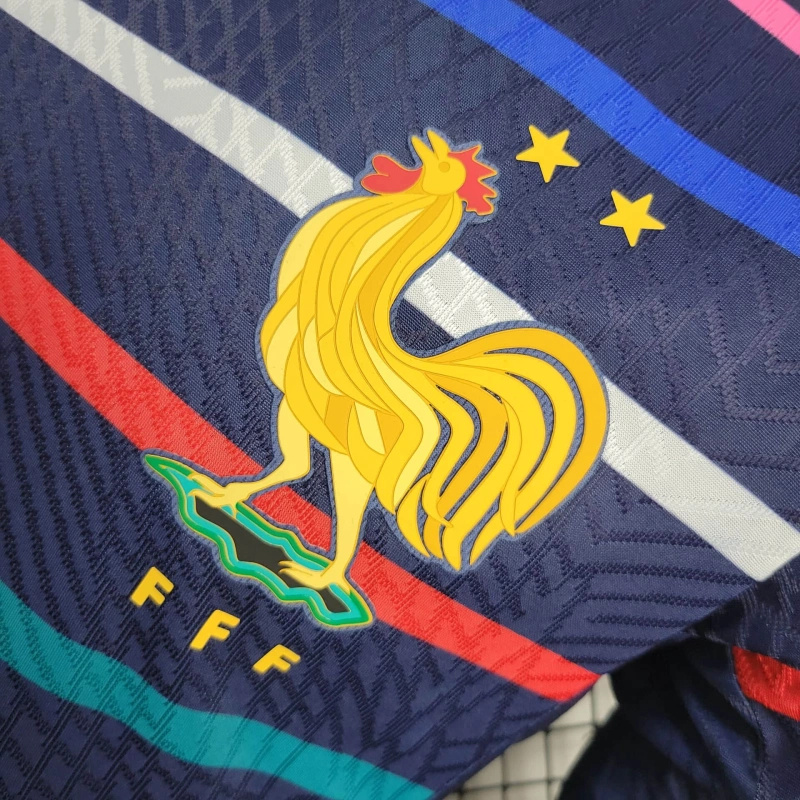 France 2024 Stripe Training Jersey - Player Version - UnitedFutballJersey