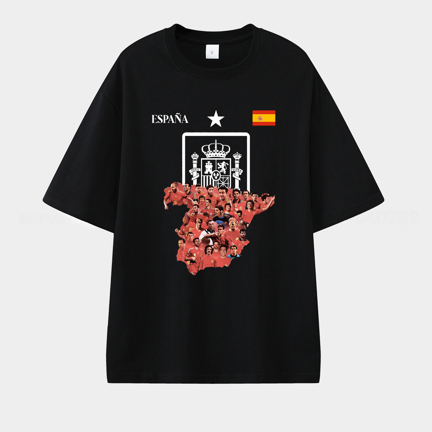 Spain Legendary Players Unisex Pure Cotton T-shirt - UnitedFutballJersey
