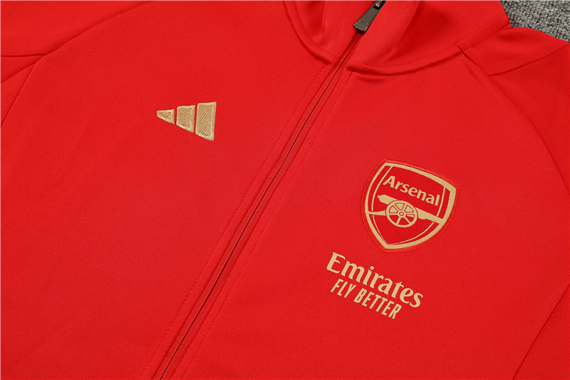 Arsenal 23-24 Jacket Training Tracksuit - Red - UnitedFutballJersey