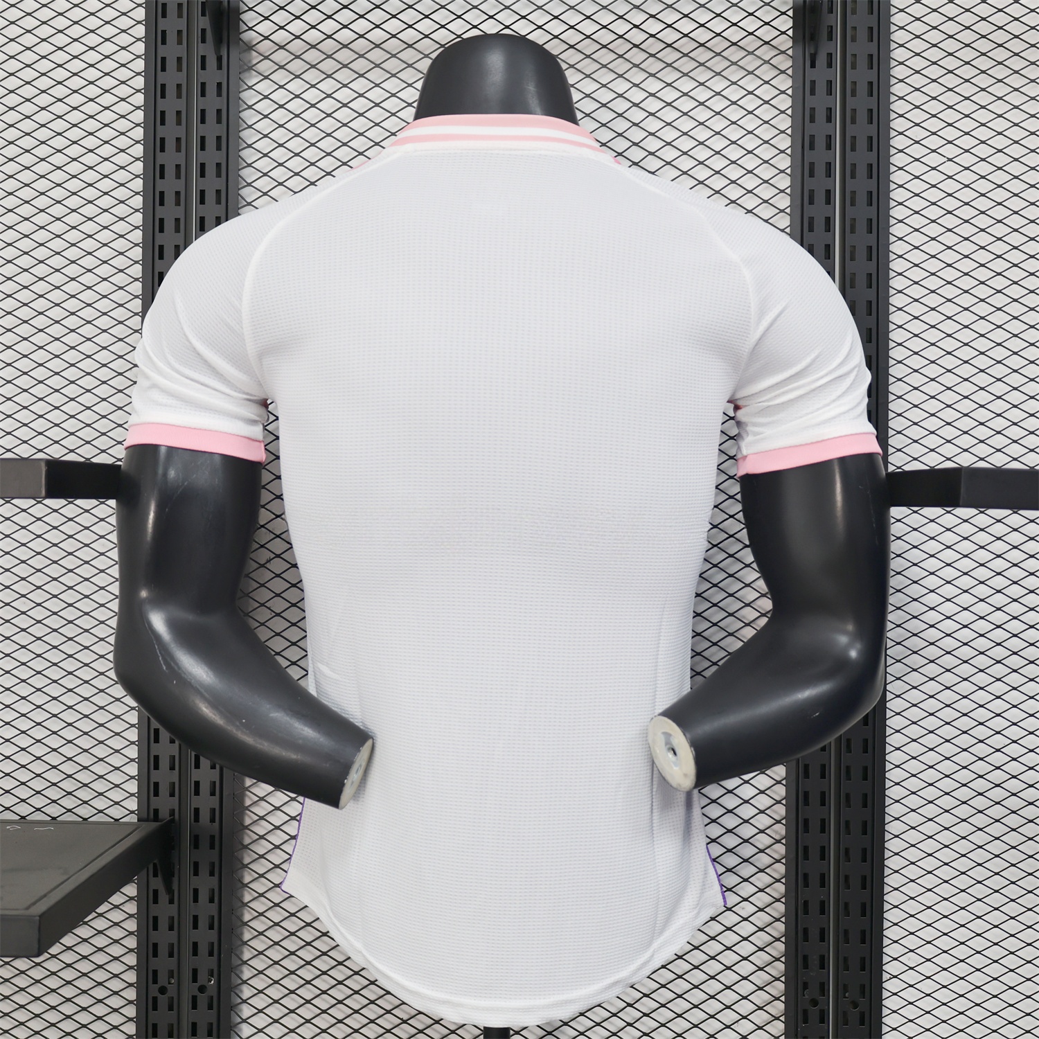 Algeria 25-26 Pink and Purple Triangle Pattern Black Jersey - Player Version - UnitedFutballJersey