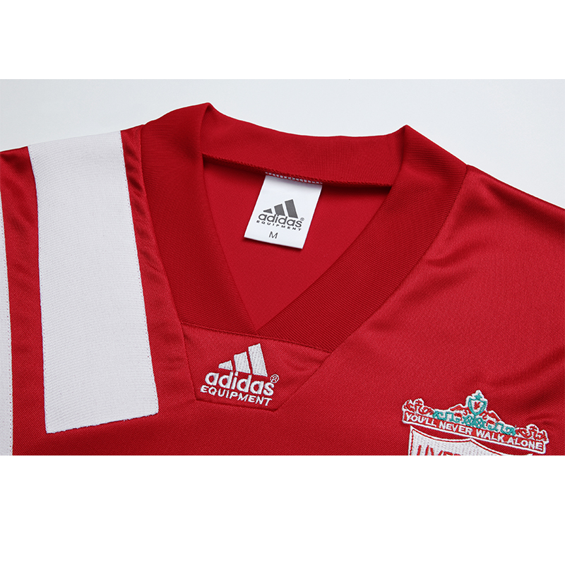 Retro Liverpool 1992-93 100 YEARS Home Stadium Jersey - UnitedFutballJersey