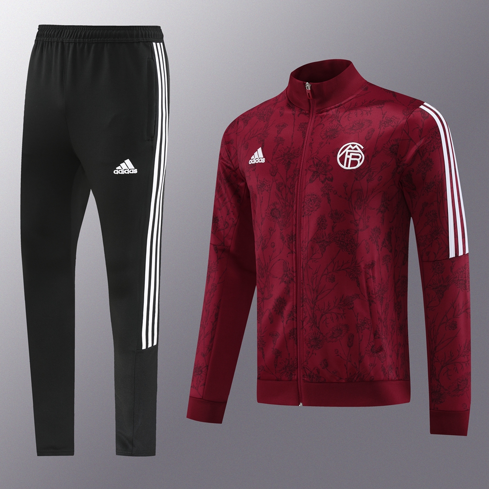 Bayern Munich 23-24 Jacket Training Tracksuit - Red - UnitedFutballJersey