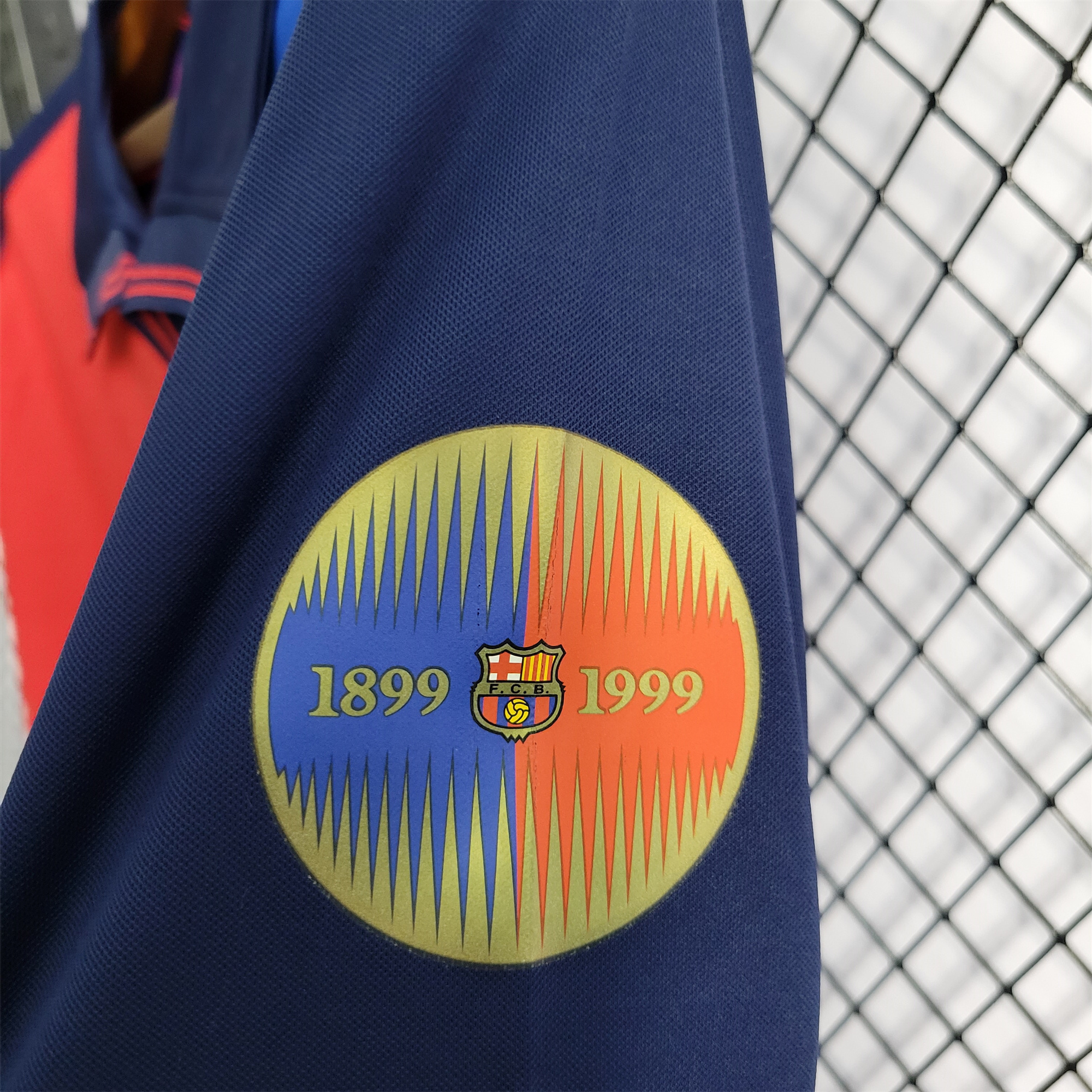 B.A.R.S.A Retro Centenary Edition Long Sleeve Jersey - UnitedFutballJersey