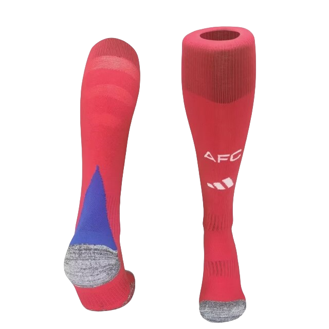 Arsenal 24-25 Home Socks - Red - UnitedFutballJersey