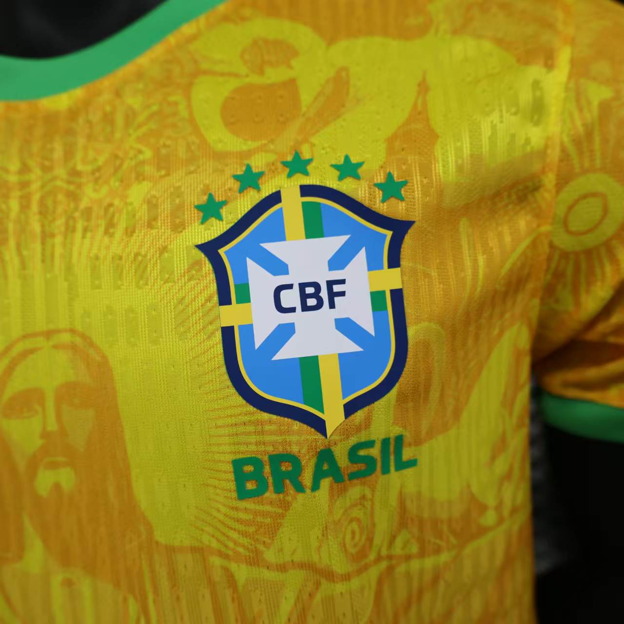 Brazil 2024-25 Christ the Redeemer Statue Jersey - Player Version - UnitedFutballJersey
