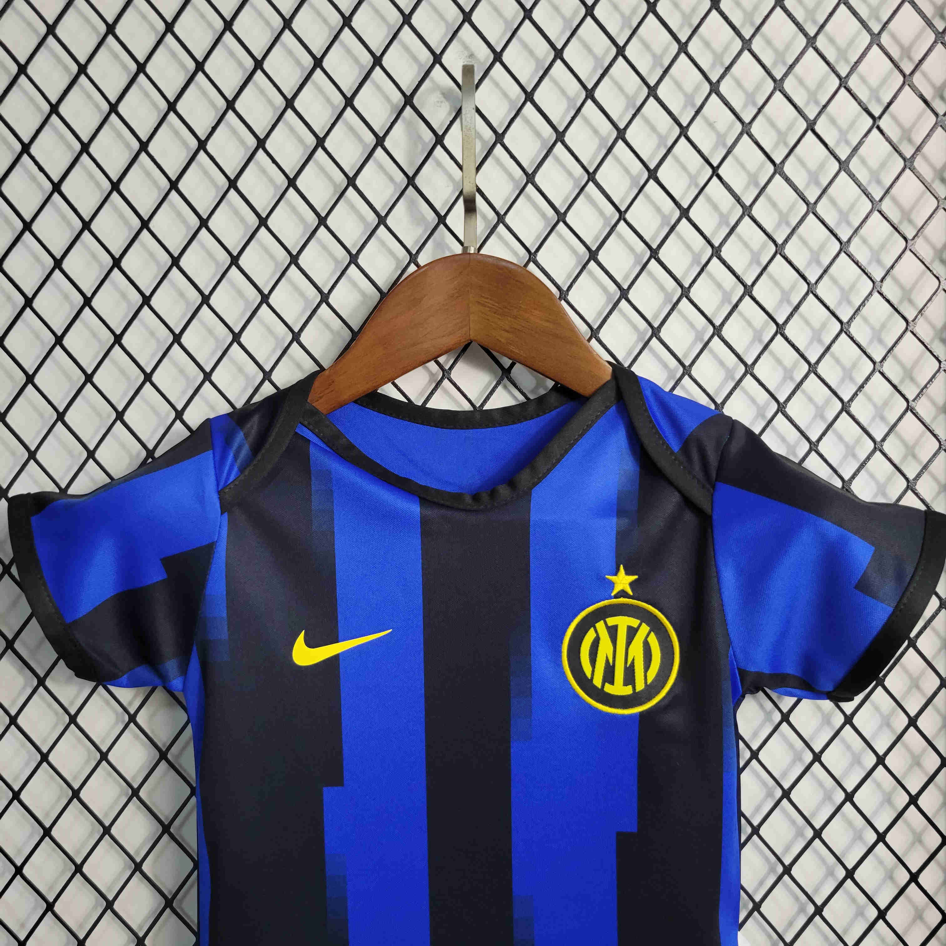 23-24 Inter Milan Home Baby Crawling Suit - UnitedFutballJersey