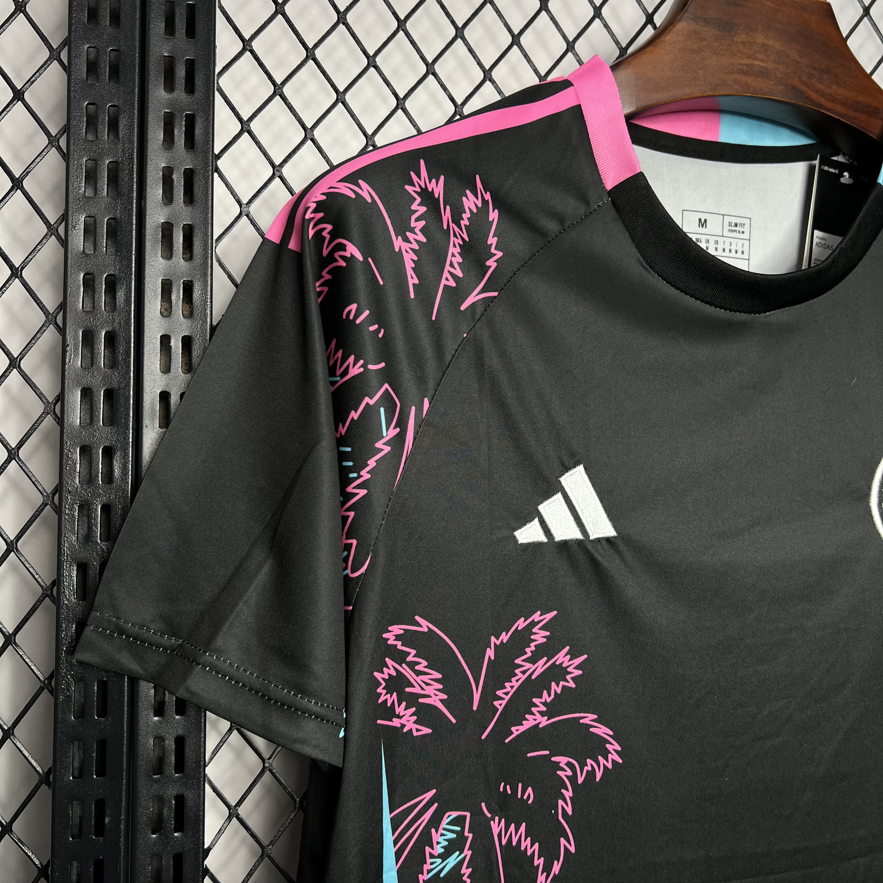 INT M.A.M 24-25 Black Summer Coconut Tree Style Jersey - Fans Version - UnitedFutballJersey