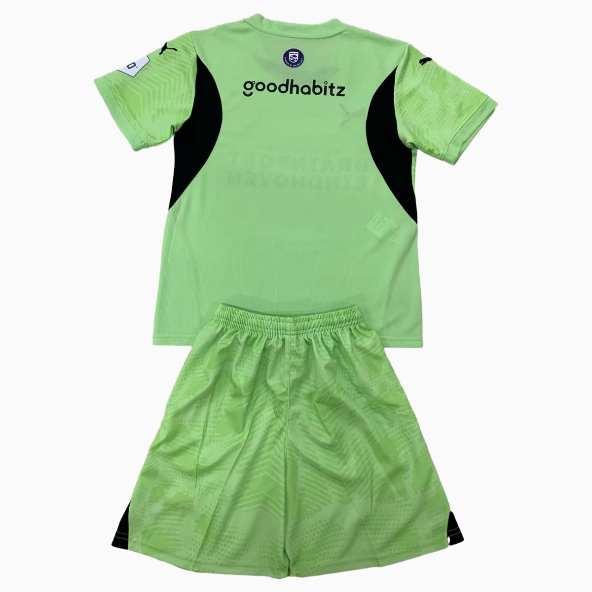 PSV Eindhoven 24-25 Light Green Goalkeeper Kids Kit - UnitedFutballJersey