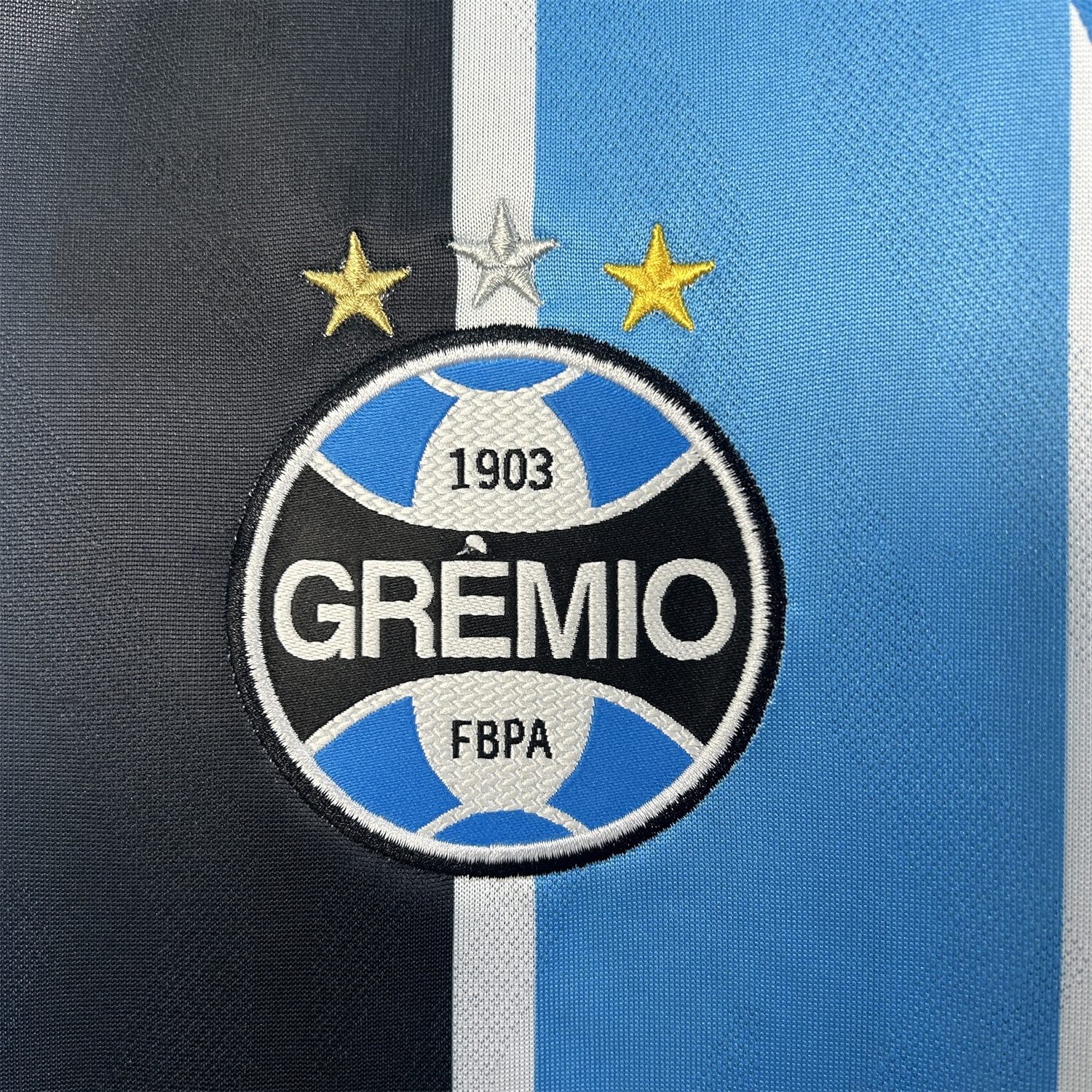 Gremio 25-26 Home Unsponsored Long Sleeves Jersey - Fans Version - UnitedFutballJersey