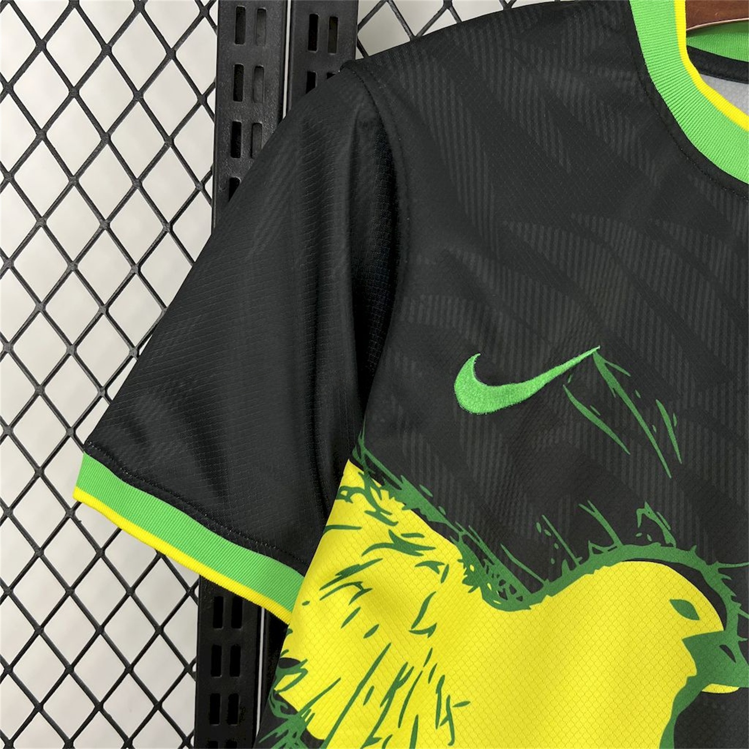 Brazil 25-26 Yellow Dove Black Jersey - Fans Version - UnitedFutballJersey