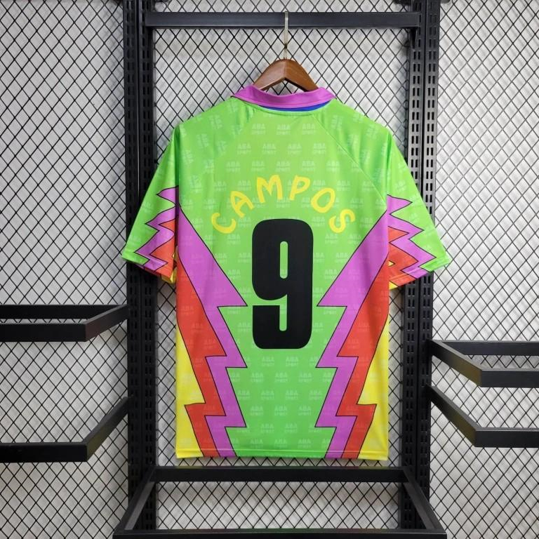 Retro Mexico 1994 Goalkeeper Green Jersey - UnitedFutballJersey