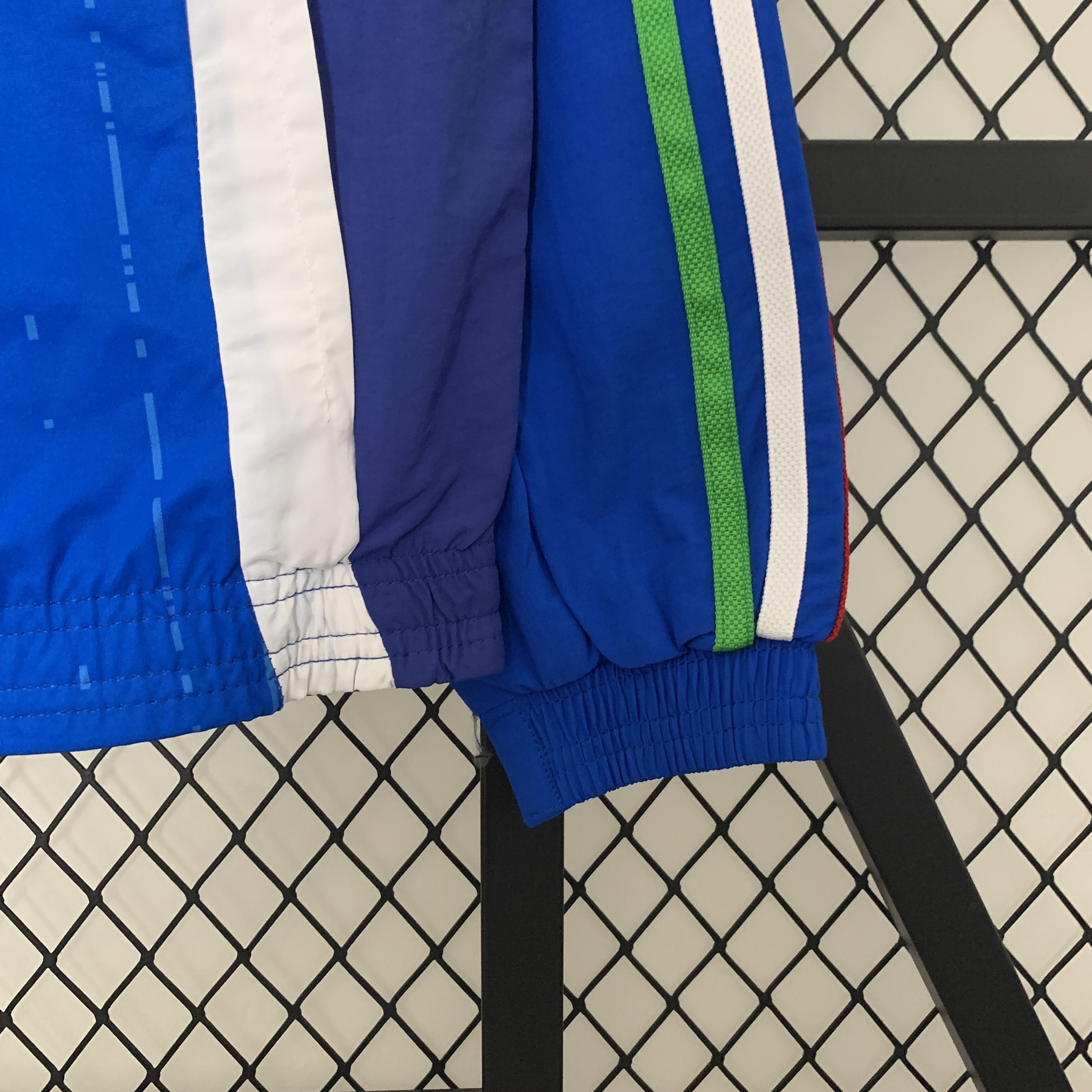Italy 23-24 Double Sided Windbreaker - Blue & White - UnitedFutballJersey