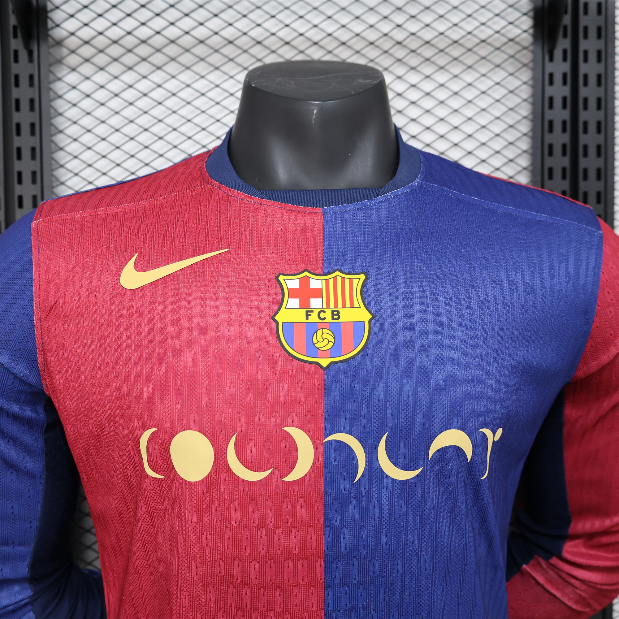 B.A.R.S.A X Coldplay 24-25 Home Co-Branded Long Sleeve Jersey - Fans Version - UnitedFutballJersey
