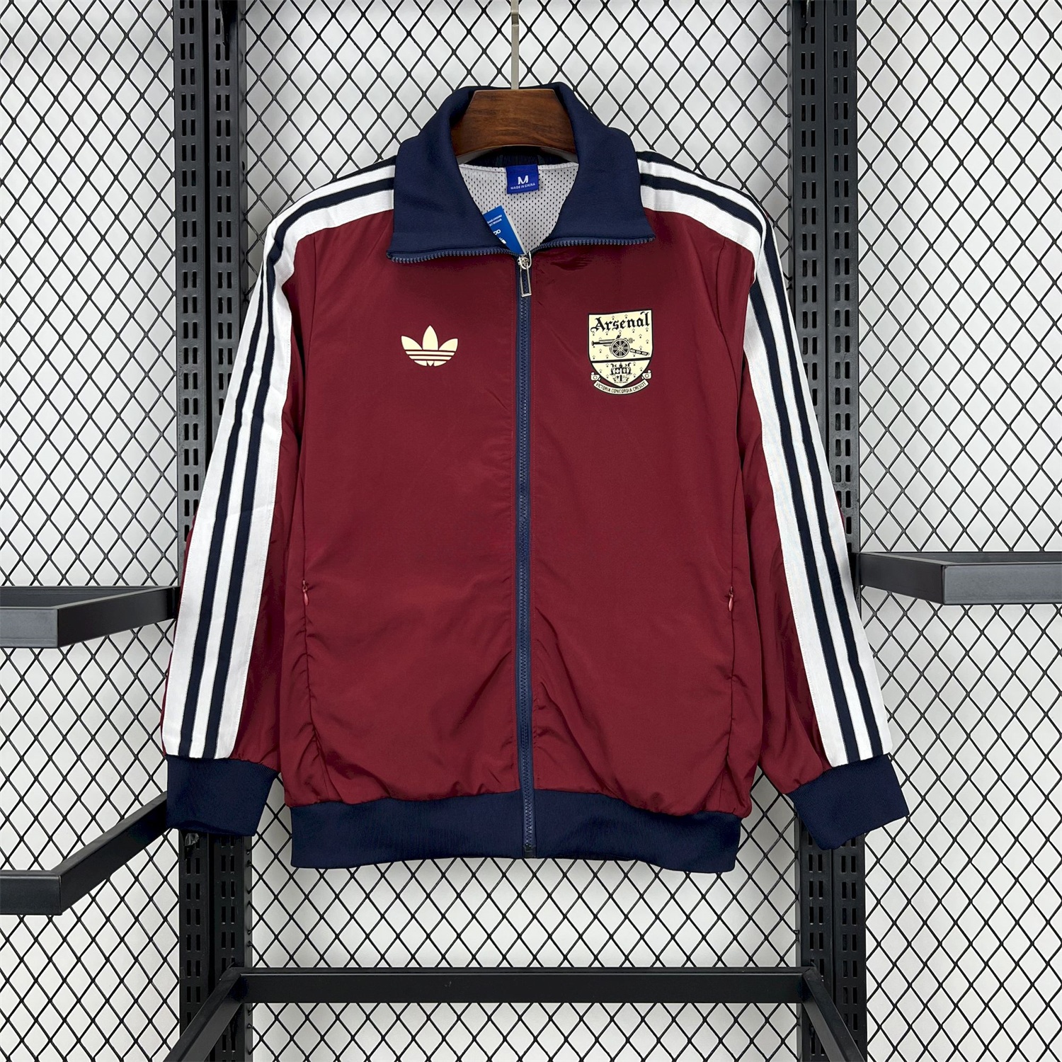 Arsenal 24-25 Player Windbreaker - Deep Red - UnitedFutballJersey