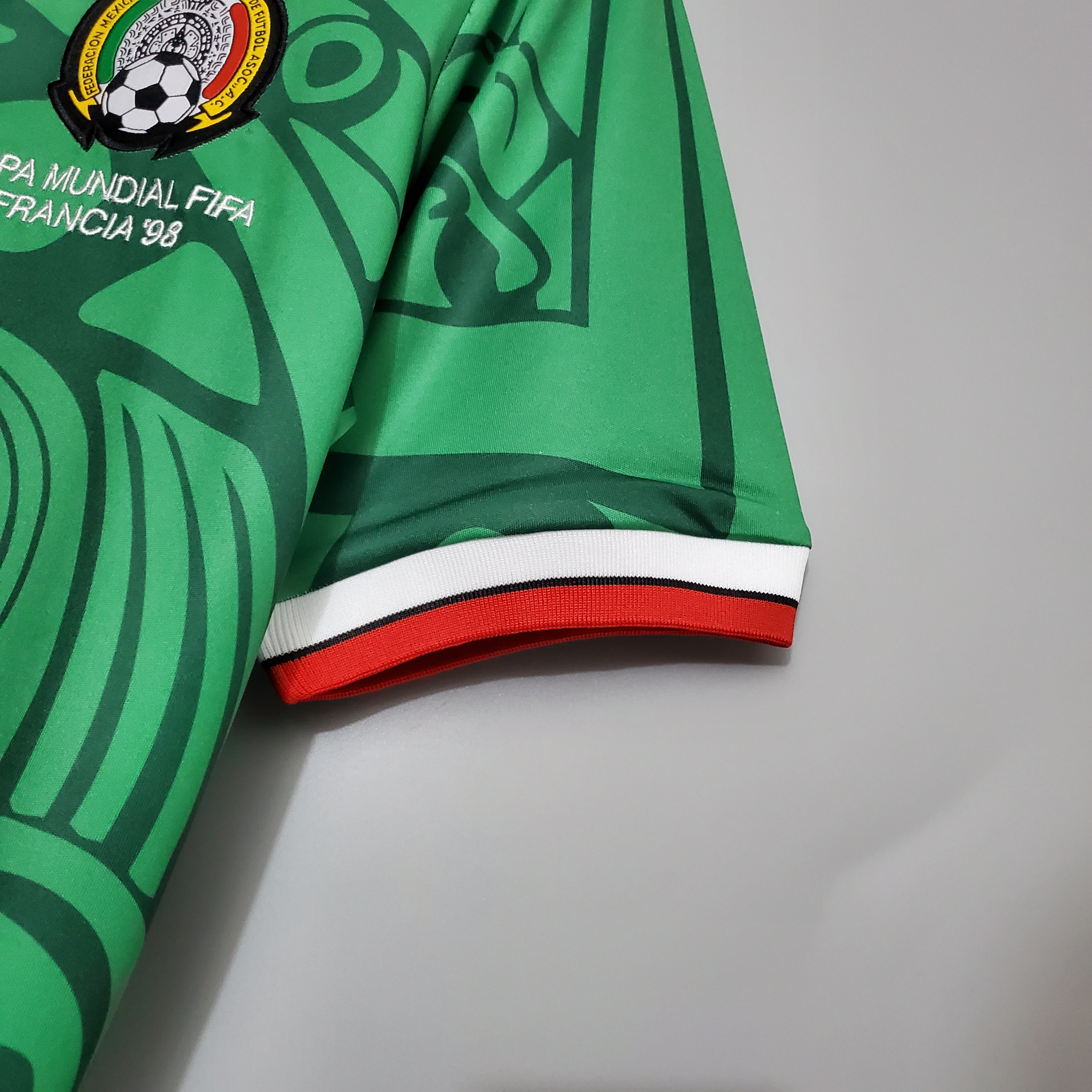 Retro Mexico 1998 Home Stadium Jersey - UnitedFutballJersey