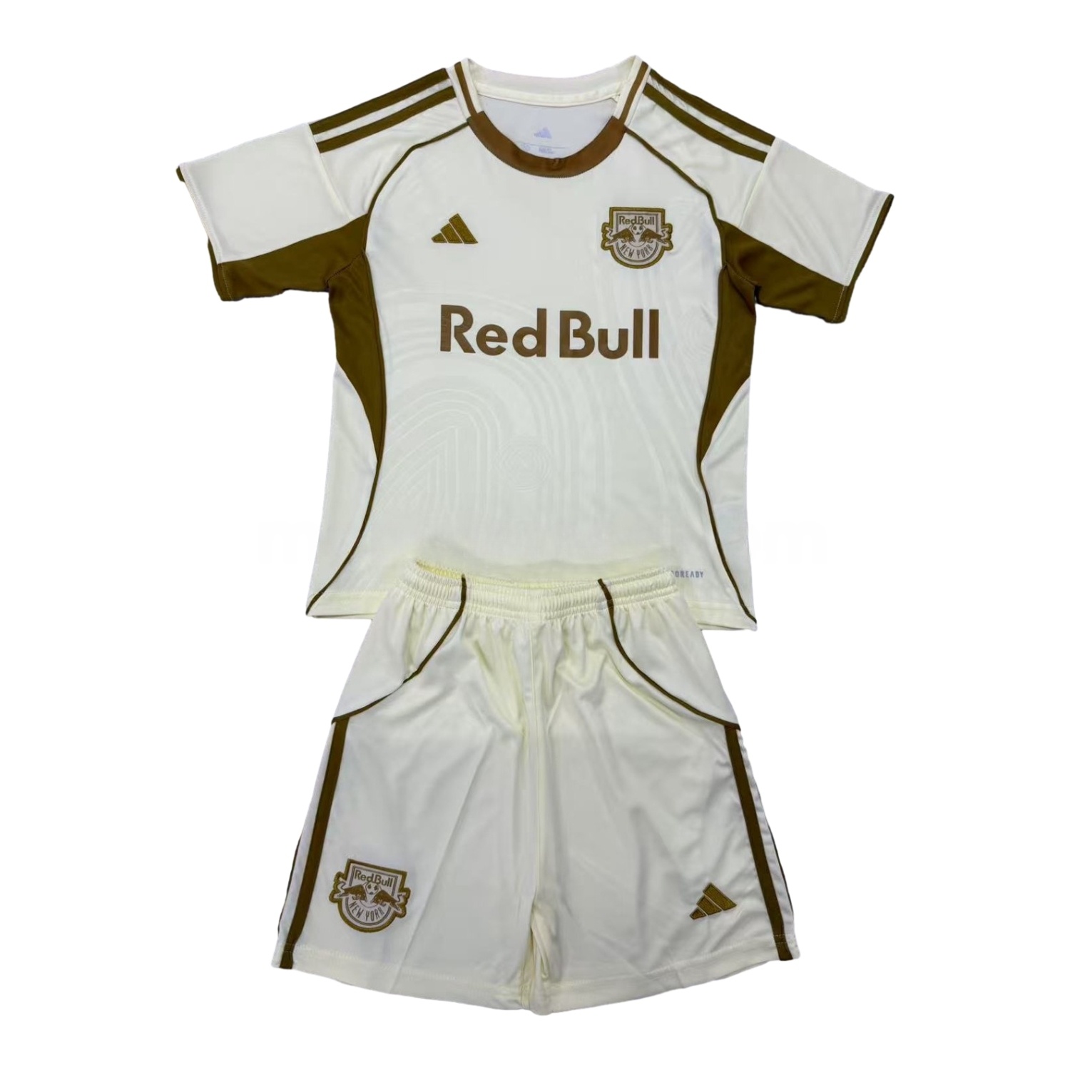 New York Red Bulls 25-26 Light Yellow Pre-Match Training Men's Adult Jersey Set - Fans Version - UnitedFutballJersey